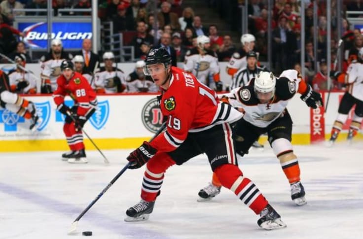 Jonathan Toews trad toe tot Chicago Blackhawks voor 15 jaar groei